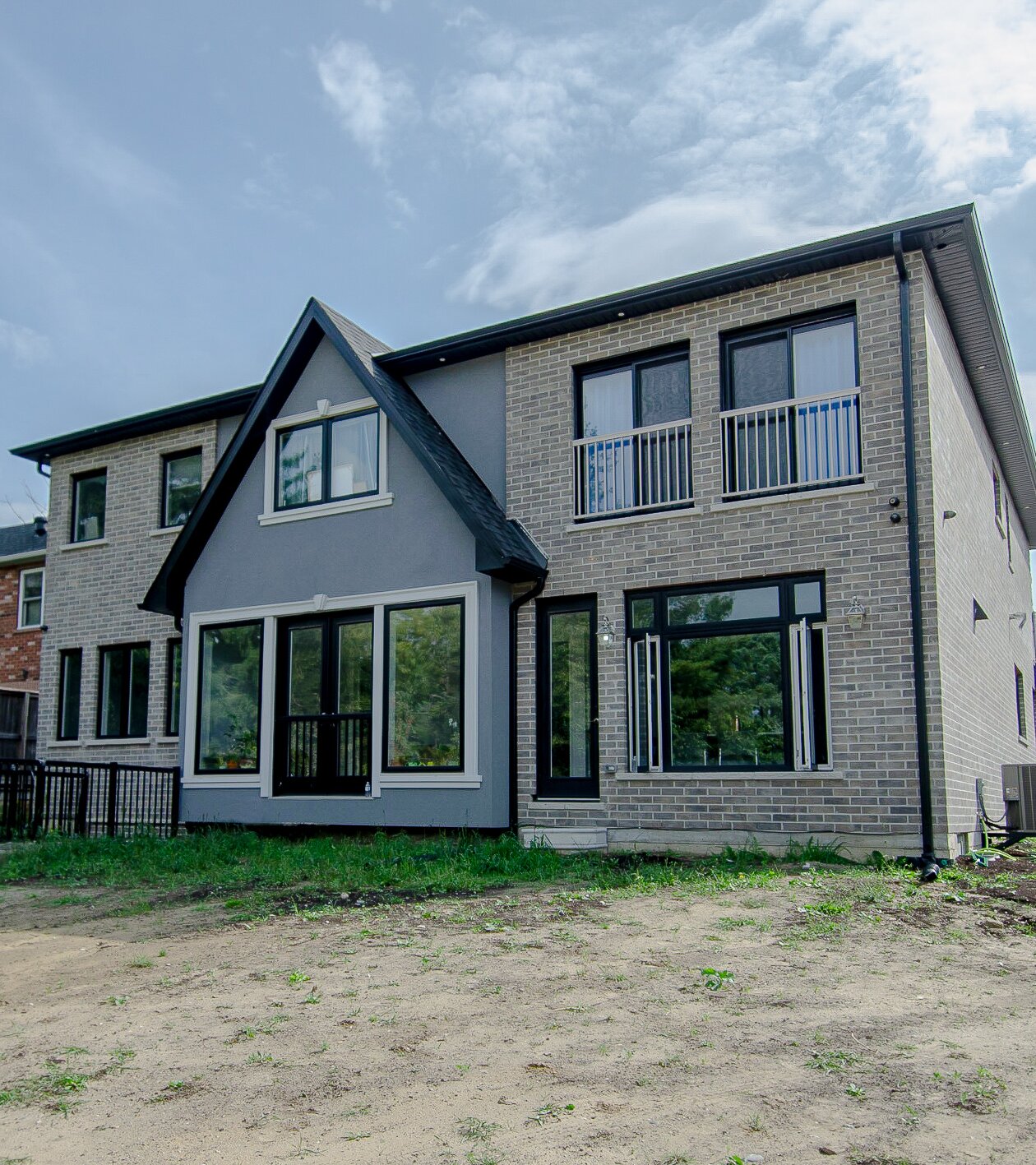 Rear yard deck to be phased.