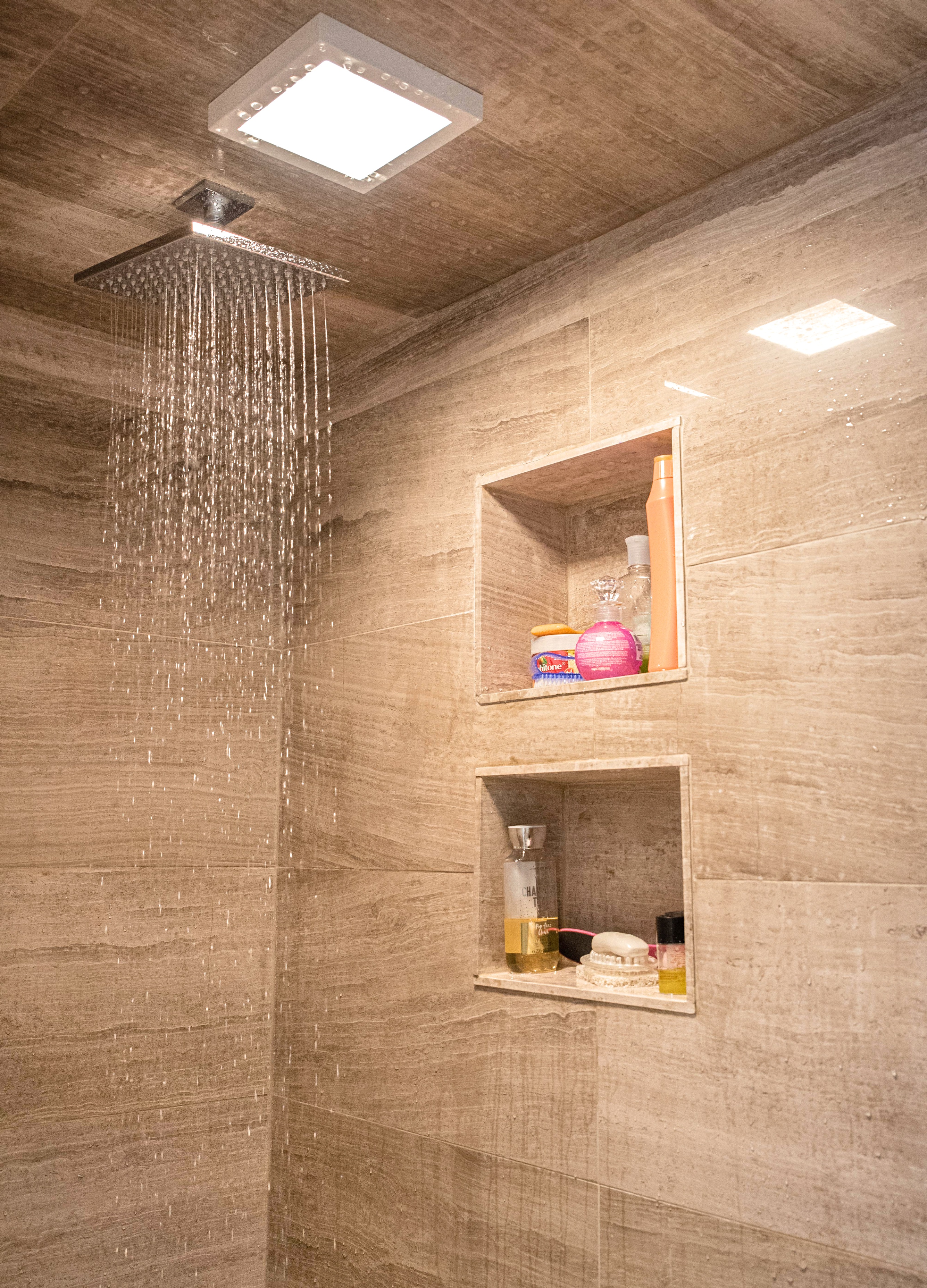 Double volume entrance.