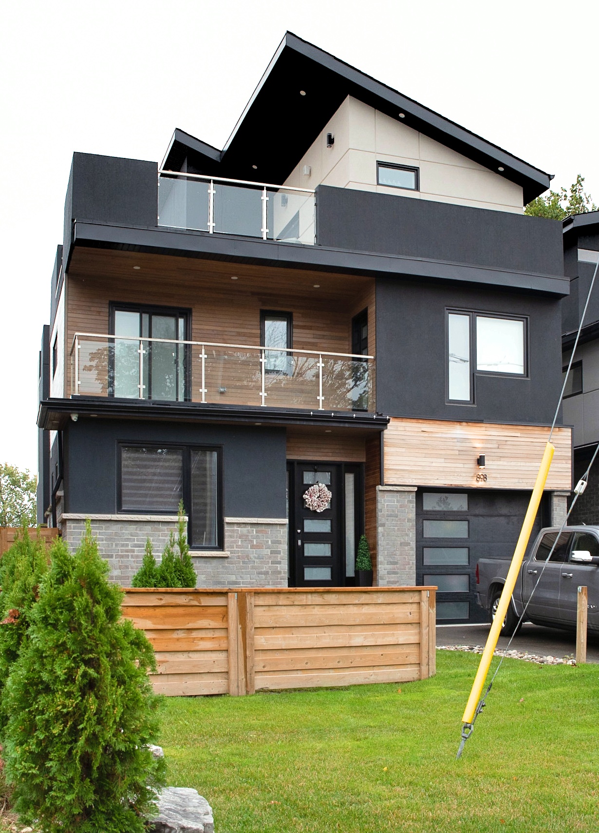 Rear yard deck to be phased.